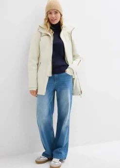 wasserabweisende Stretch-Softshell-Longjacke