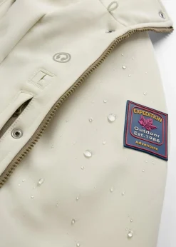 wasserabweisende Stretch-Softshell-Longjacke