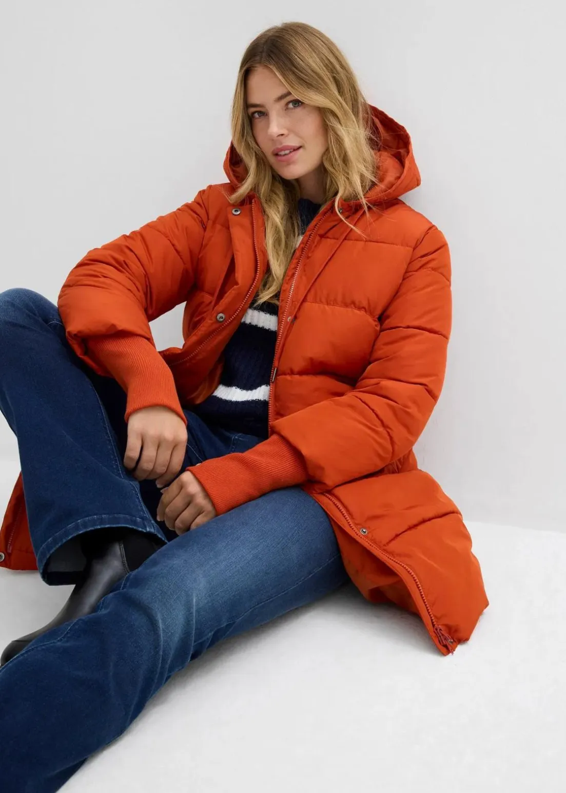 wasserabweisender Funktions- Steppmantel