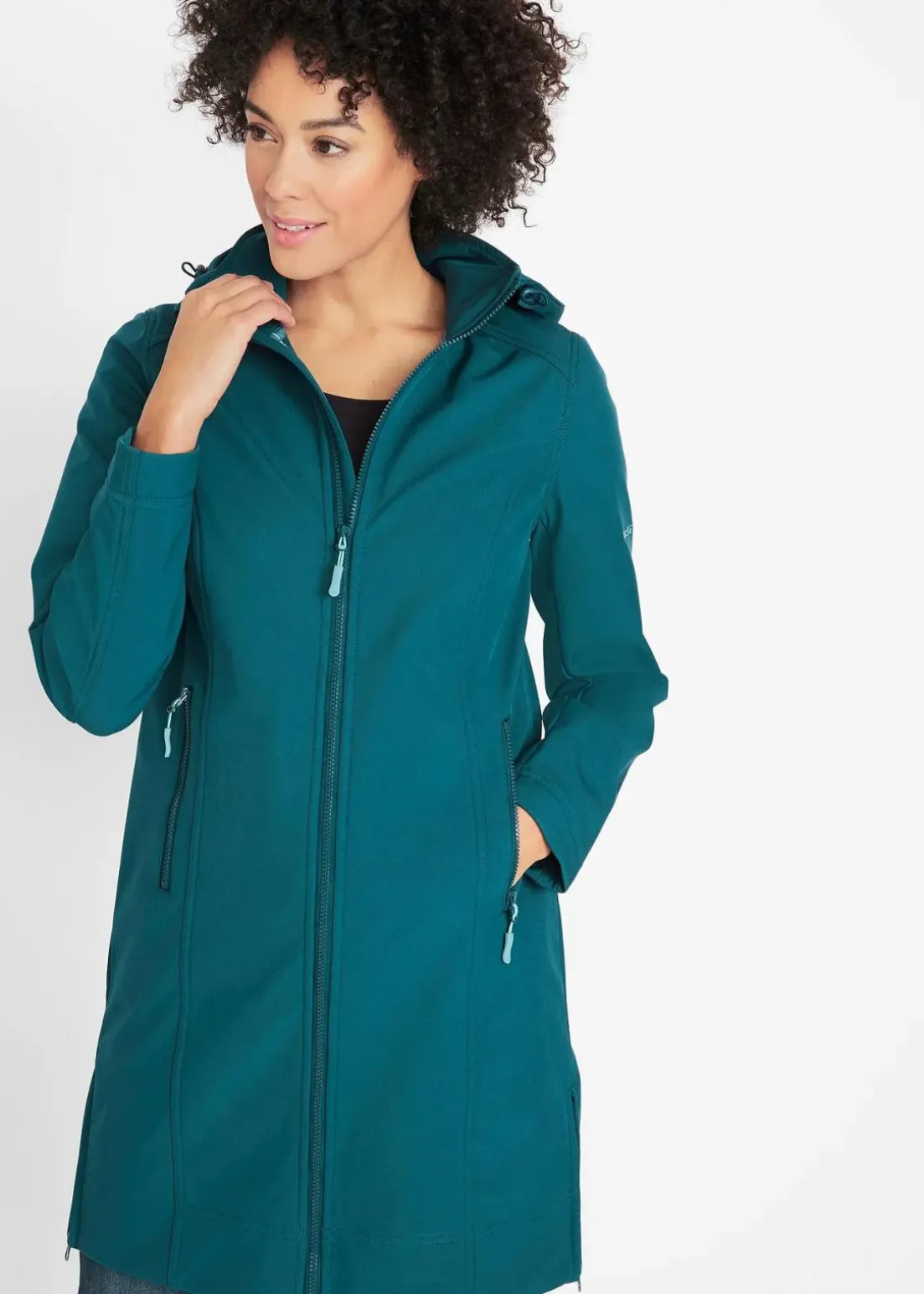 wasserabweisender Softshellmantel