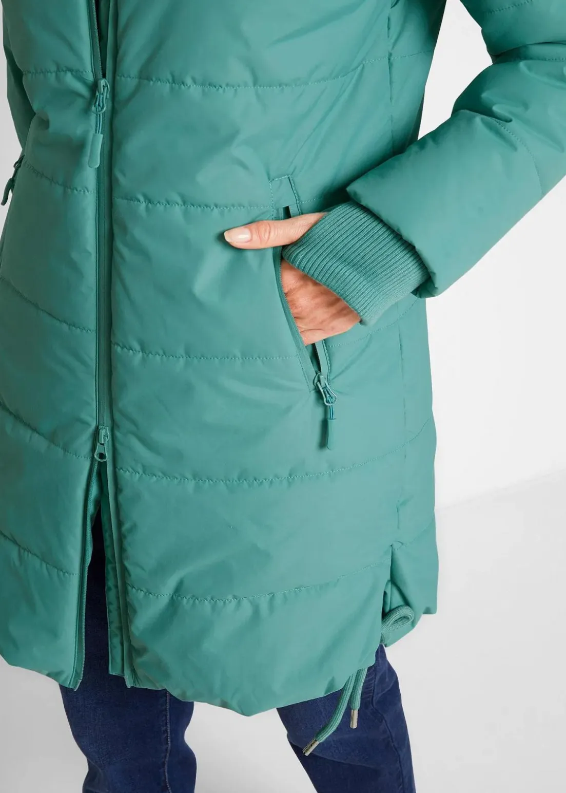 Wasserabweisender Steppmantel