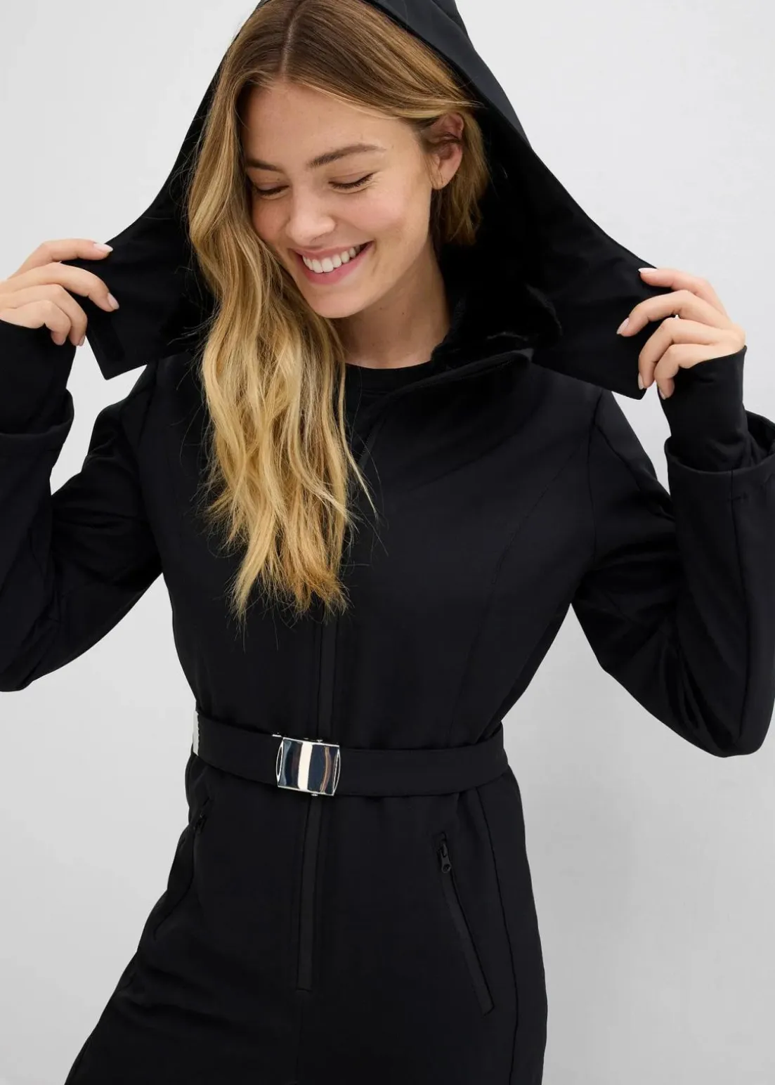 wasserabweisender, warmgefütterter Softshell-Skianzug