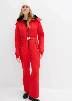 wasserabweisender, warmgefütterter Softshell-Skianzug