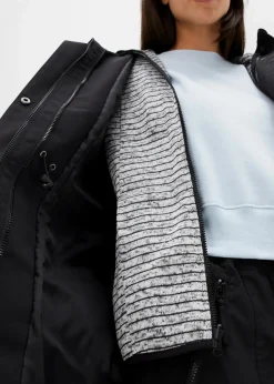 wasserdichte 3in1 Longjacke mit praktischen Taschen