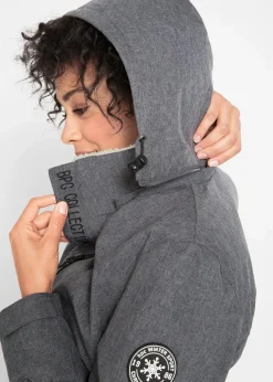 wasserdichte Outdoor-Funktions-Jacke mit Teddyfleece