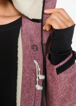 wasserdichte Outdoor-Funktions-Jacke mit Teddyfleece