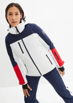 wasserdichte Ski Funktions-Jacke mit Belüftungsschlitzen