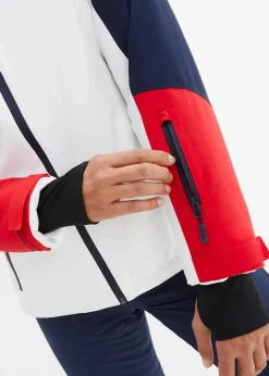 wasserdichte Ski Funktions-Jacke mit Belüftungsschlitzen