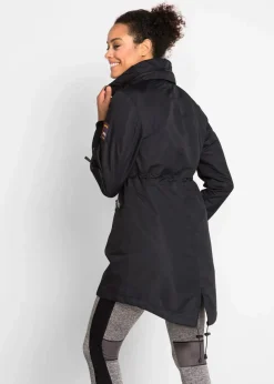 wasserdichter Funktions-Outdoor-Übergangsmantel mit Kapuze, 2 in 1-Optik