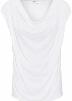 Wasserfall-Shirt aus Viskose-Mix