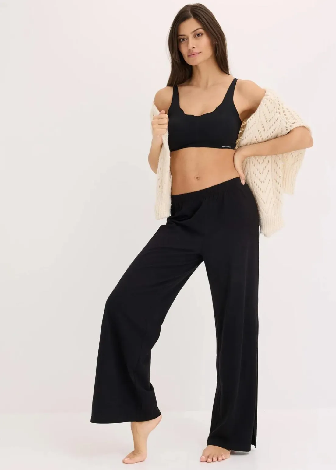 Wattierter Feel Comfort Lasercut T-Shirt BH ohne Bügel