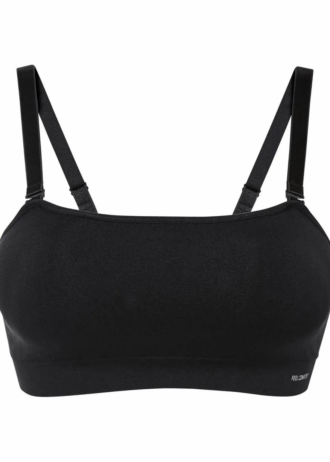 Wattierter Feel Comfort Seamless Bandeau-BH mit abnehmbaren Trägern