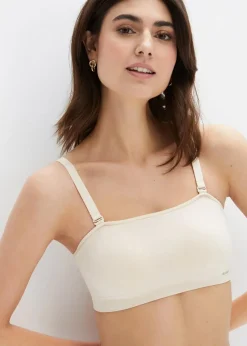 Wattierter Feel Comfort Seamless Bandeau-BH mit abnehmbaren Trägern