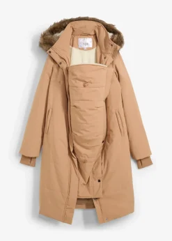 Wattierter 3-in-1 Umstands- und Tragemantel