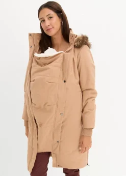 Wattierter 3-in-1 Umstands- und Tragemantel