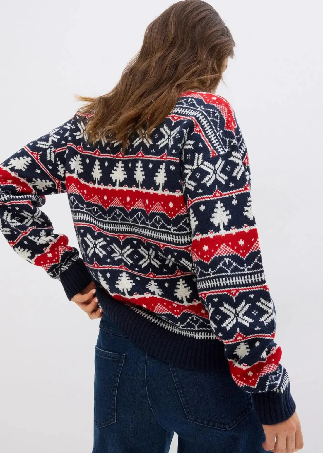 Weihnachtspullover mit Turtleneck