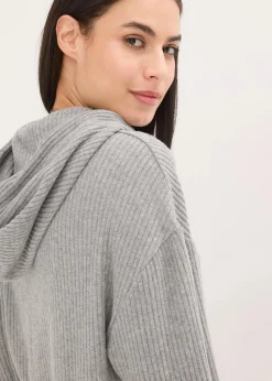 Weit geschnittener Loungewear Hausanzug aus weicher Rippe