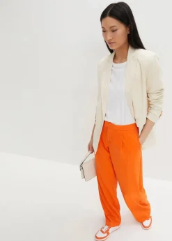 Weite Bundfaltenhose