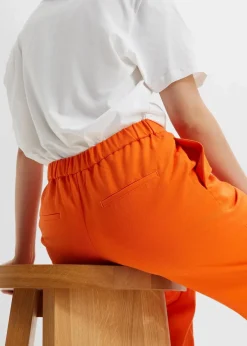 Weite Bundfaltenhose