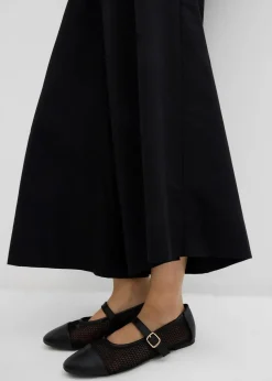 Weite Culotte aus reiner Baumwolle