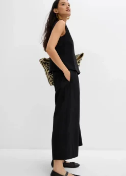 Weite Culotte aus reiner Baumwolle