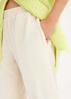 Weite Schlupfhose in Cordoptik