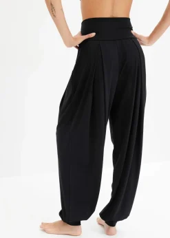 Weite Sporthose mit umklappbaren Bund