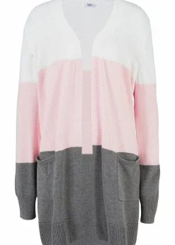 Weite Strickjacke, Langarm