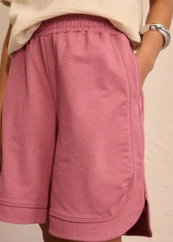 Weite Sweat-Shorts aus Baumwoll-Mix