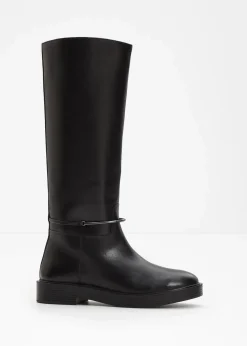 Weitschaftstiefel aus Leder