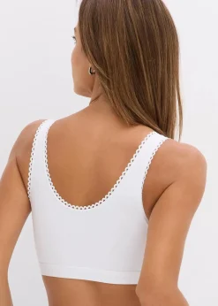 Wende-Bustier mit softer Bio-Baumwolle (2er Pack)