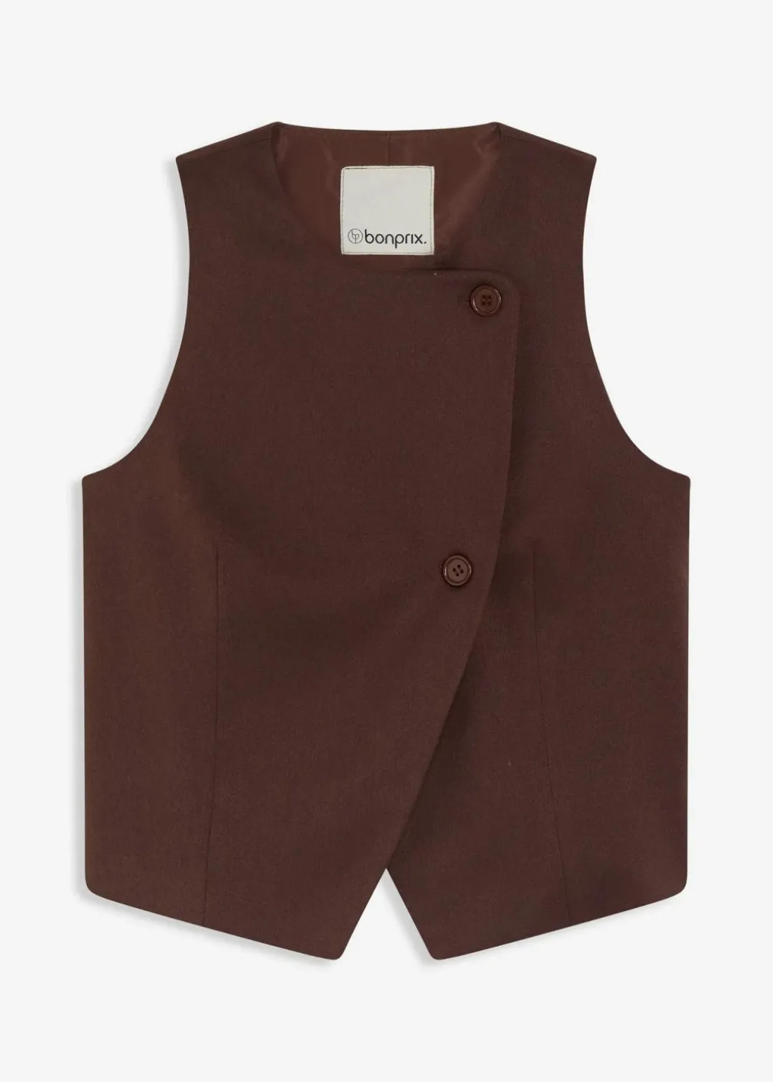 Weste aus fließendem Viskose-Mix