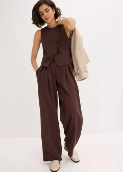 Weste aus fließendem Viskose-Mix