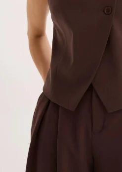 Weste aus fließendem Viskose-Mix