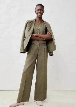 Weste aus reinem Leinen