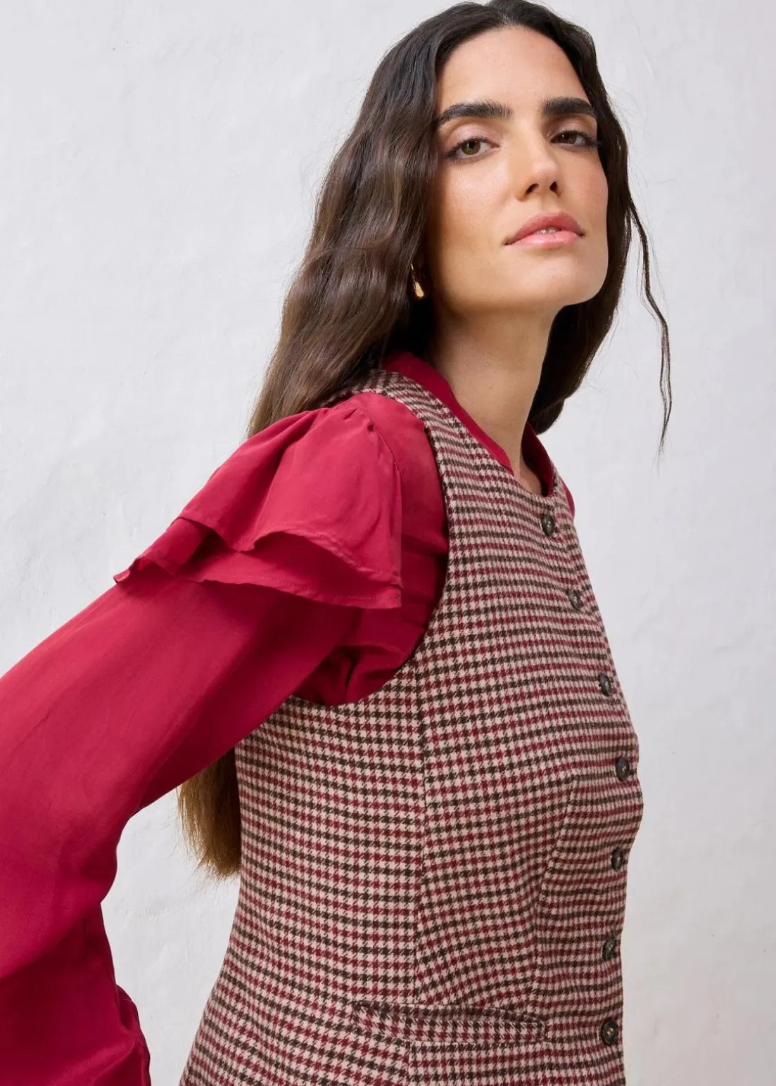 Weste mit Wollanteil