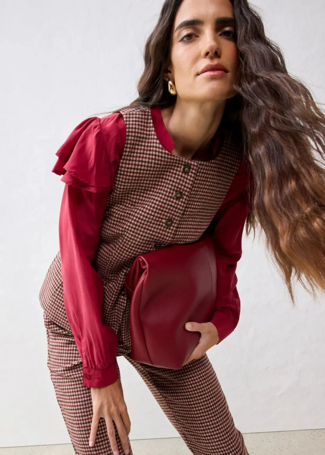 Weste mit Wollanteil