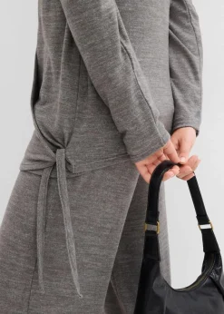 Wickelcardigan in Strickoptik