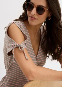 Wickelkleid aus fließendem Viskose-Elasthan-Mix