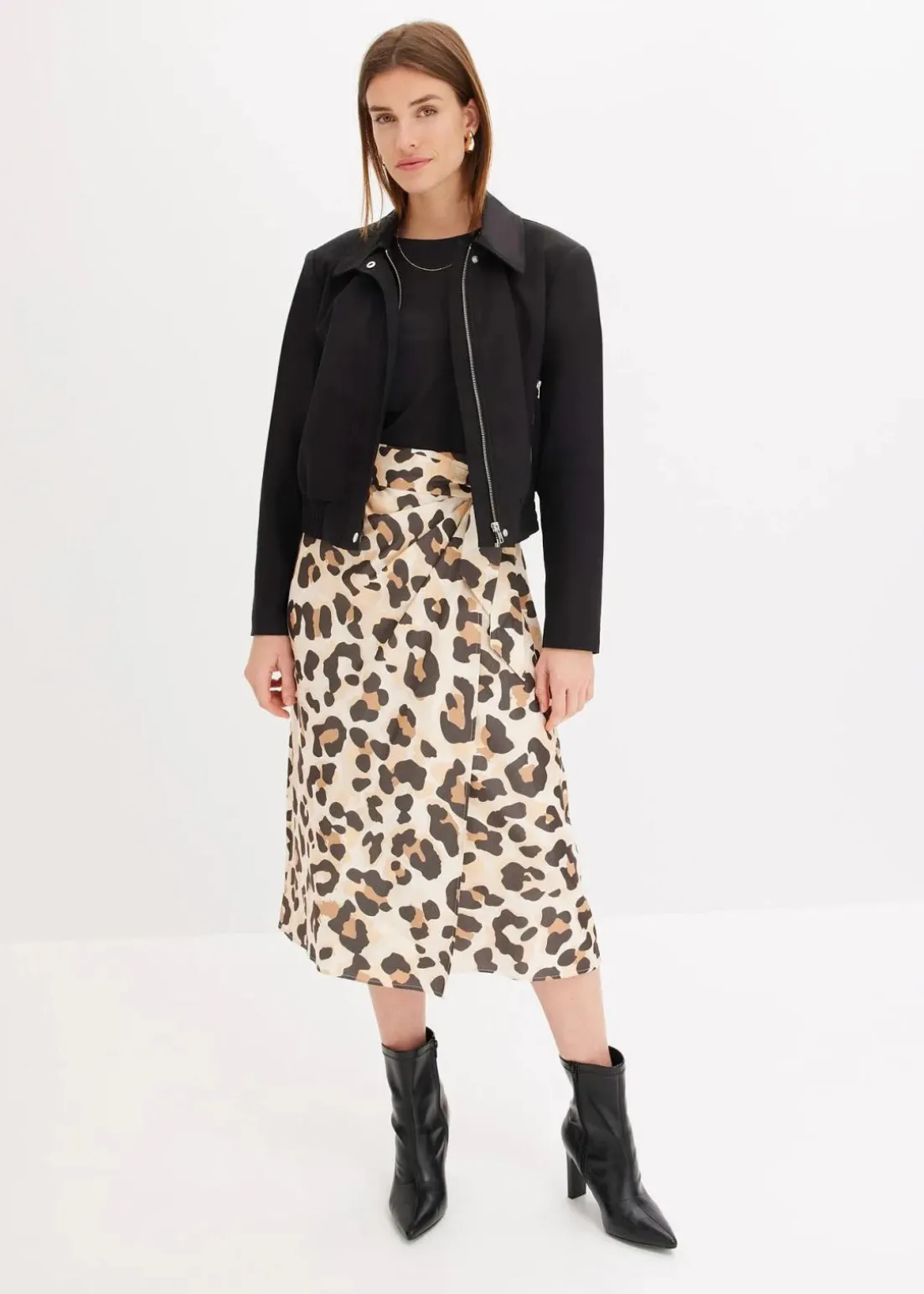 Wickelrock aus feinem Viskose-Mix