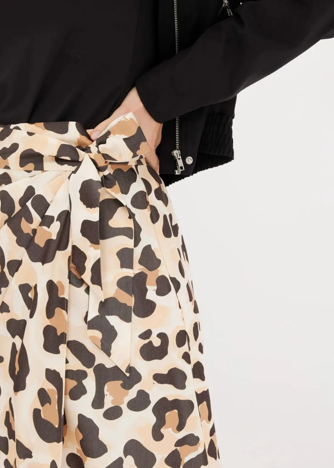 Wickelrock aus feinem Viskose-Mix