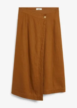 Wickelrock aus reinem Leinen