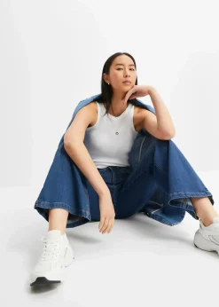 Wide Leg Jeans High Waist, Bio-Baumwolle