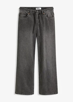 Wide Leg Jeans Mid Waist