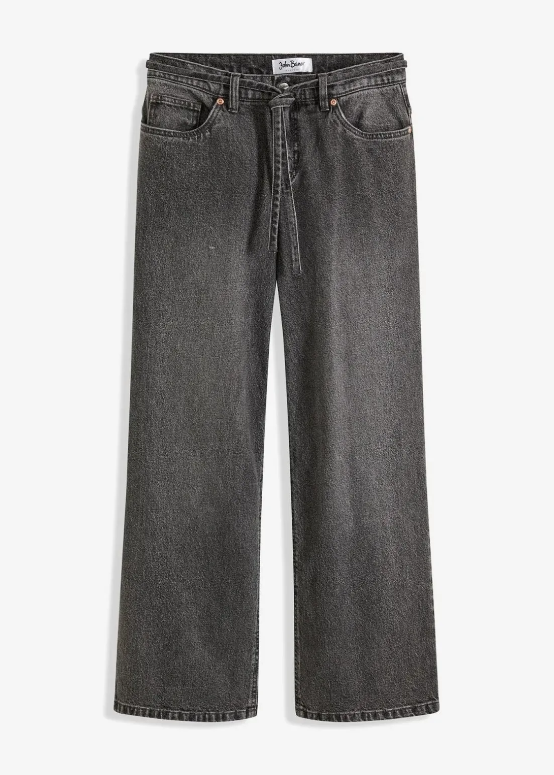 Wide Leg Jeans Mid Waist