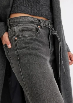Wide Leg Jeans Mid Waist