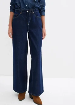 Wide Leg Jeans Mid Waist