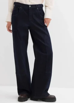 Wide-Leg Jeans Mid Waist