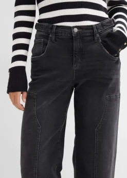 Wide-Leg Jeans Mid Waist