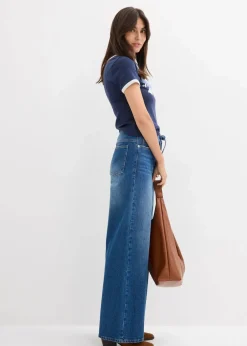 Wide-Leg-Jeans High Waist